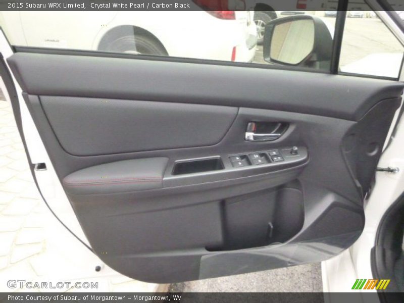 Crystal White Pearl / Carbon Black 2015 Subaru WRX Limited