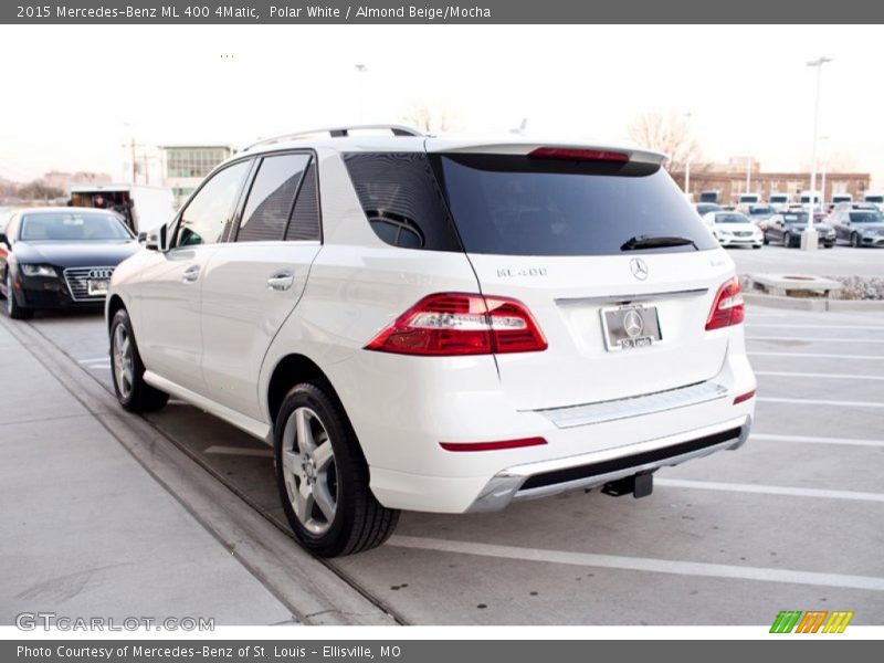 Polar White / Almond Beige/Mocha 2015 Mercedes-Benz ML 400 4Matic