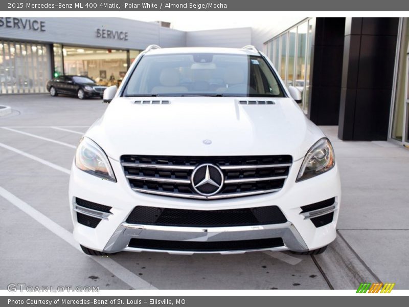Polar White / Almond Beige/Mocha 2015 Mercedes-Benz ML 400 4Matic