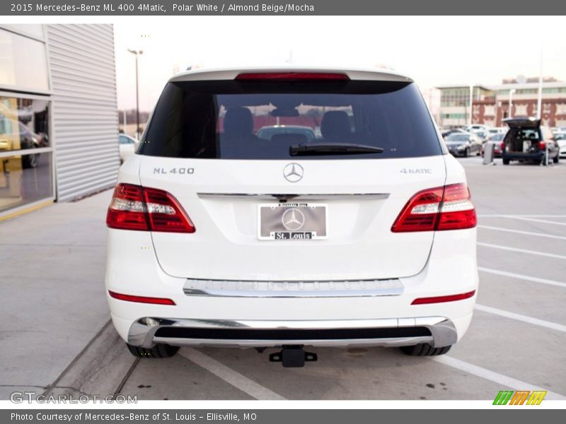 Polar White / Almond Beige/Mocha 2015 Mercedes-Benz ML 400 4Matic