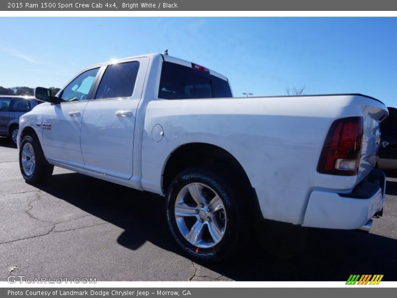 Bright White / Black 2015 Ram 1500 Sport Crew Cab 4x4