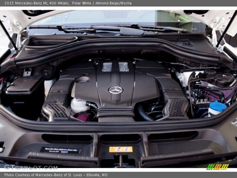 Polar White / Almond Beige/Mocha 2015 Mercedes-Benz ML 400 4Matic