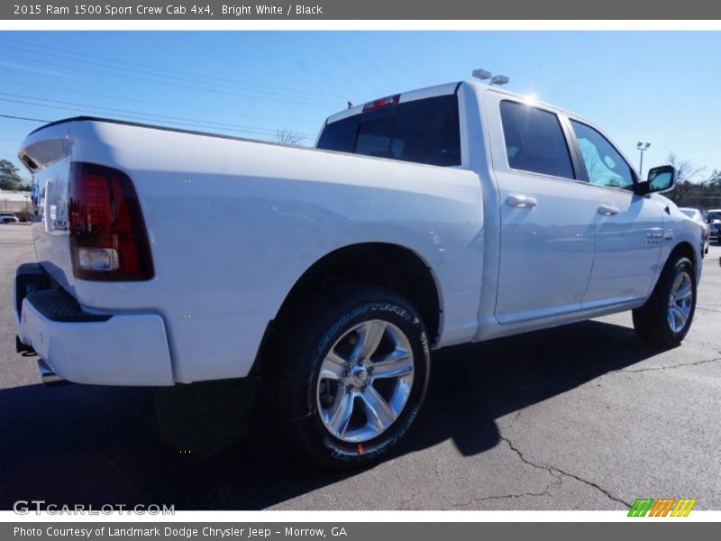 Bright White / Black 2015 Ram 1500 Sport Crew Cab 4x4