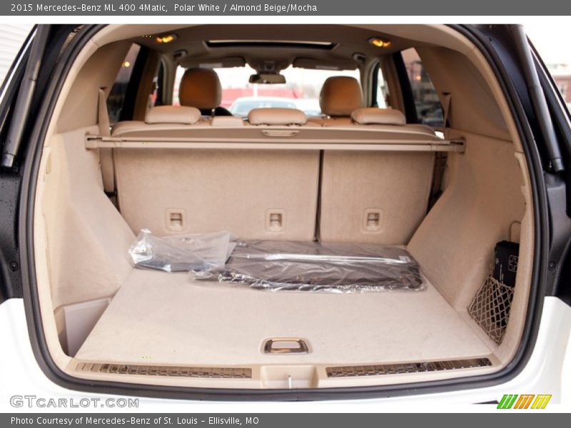 Polar White / Almond Beige/Mocha 2015 Mercedes-Benz ML 400 4Matic