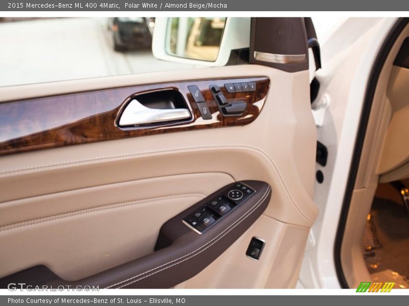 Polar White / Almond Beige/Mocha 2015 Mercedes-Benz ML 400 4Matic