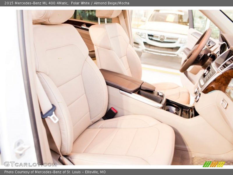 Polar White / Almond Beige/Mocha 2015 Mercedes-Benz ML 400 4Matic