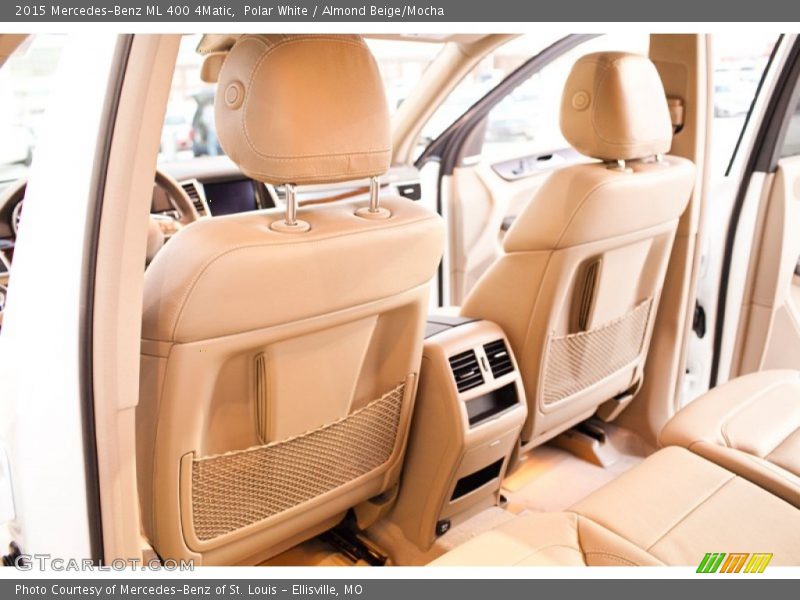 Polar White / Almond Beige/Mocha 2015 Mercedes-Benz ML 400 4Matic