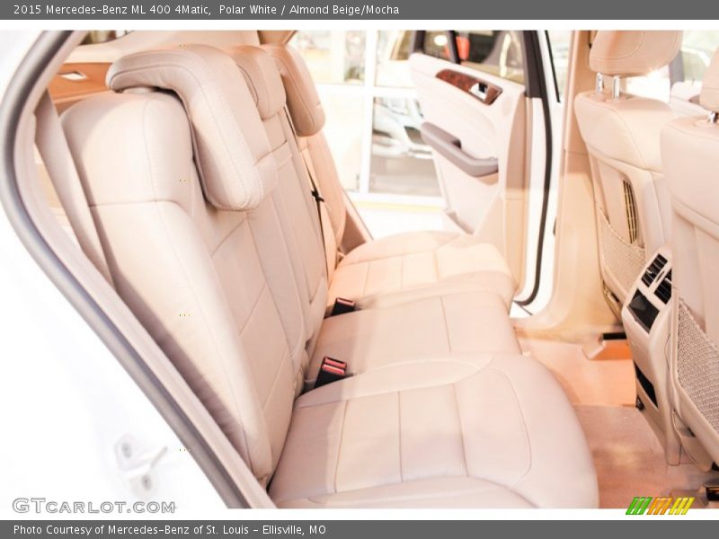 Polar White / Almond Beige/Mocha 2015 Mercedes-Benz ML 400 4Matic