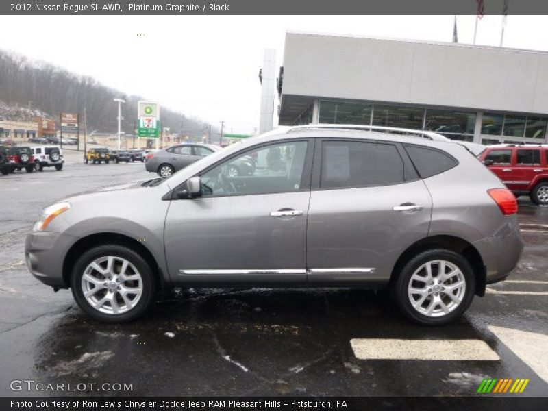 Platinum Graphite / Black 2012 Nissan Rogue SL AWD