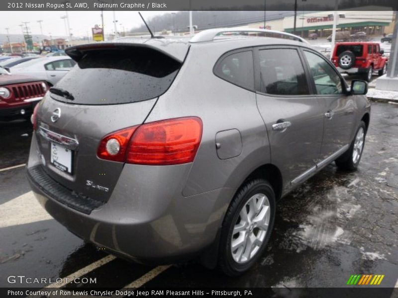 Platinum Graphite / Black 2012 Nissan Rogue SL AWD