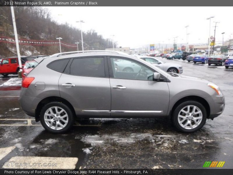 Platinum Graphite / Black 2012 Nissan Rogue SL AWD