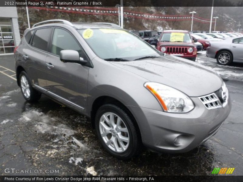 Platinum Graphite / Black 2012 Nissan Rogue SL AWD