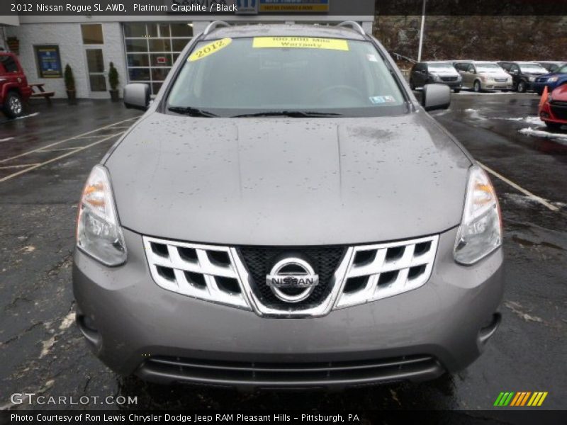 Platinum Graphite / Black 2012 Nissan Rogue SL AWD