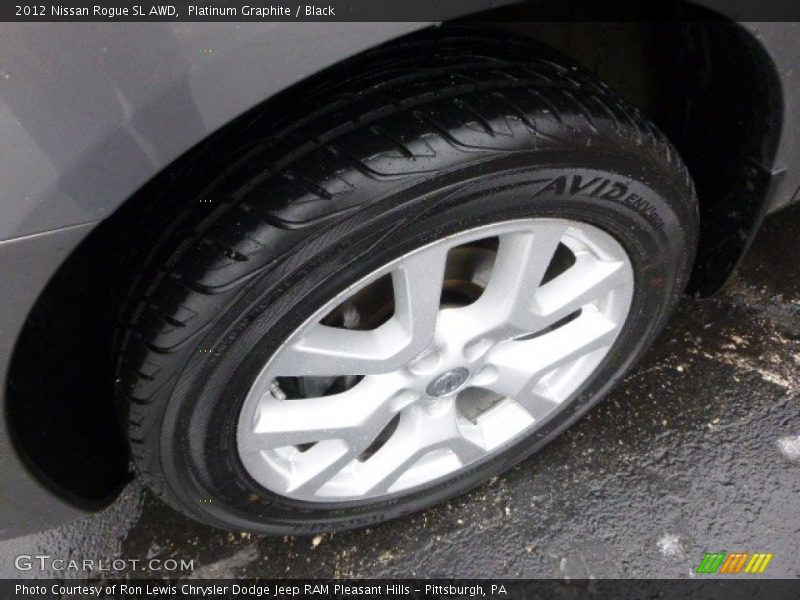 Platinum Graphite / Black 2012 Nissan Rogue SL AWD