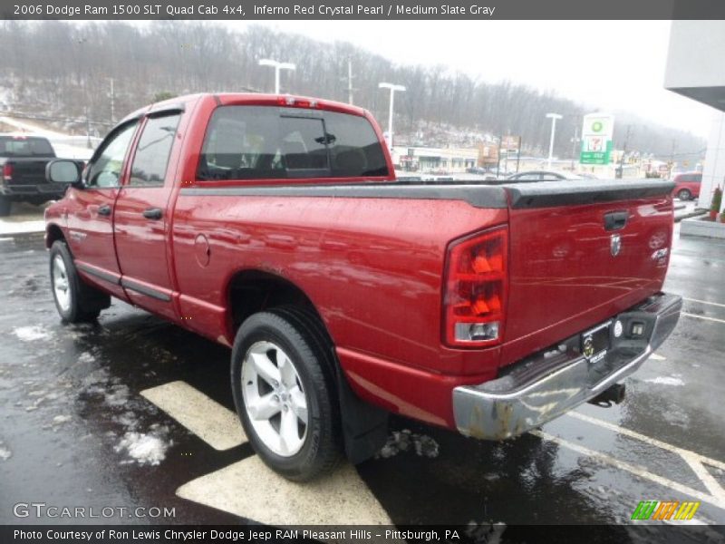 Inferno Red Crystal Pearl / Medium Slate Gray 2006 Dodge Ram 1500 SLT Quad Cab 4x4