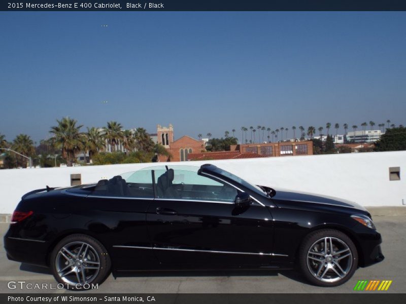 Black / Black 2015 Mercedes-Benz E 400 Cabriolet