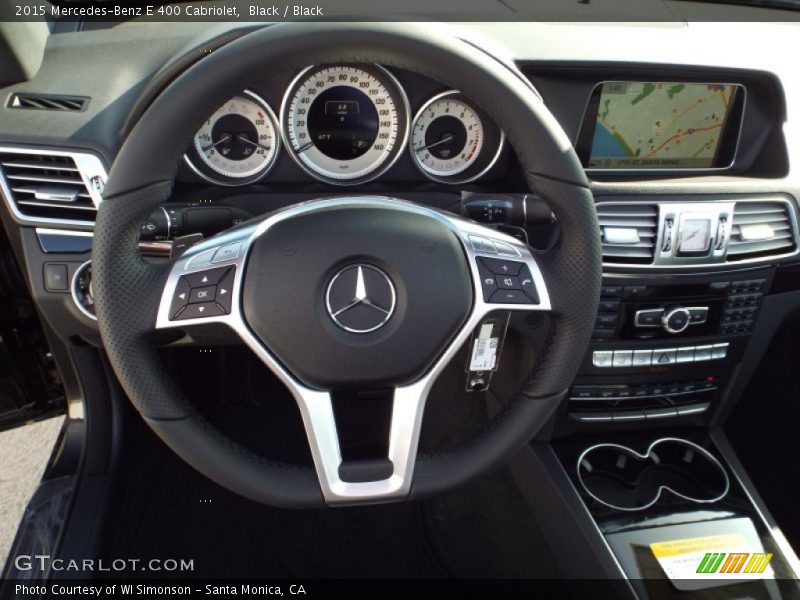 Black / Black 2015 Mercedes-Benz E 400 Cabriolet