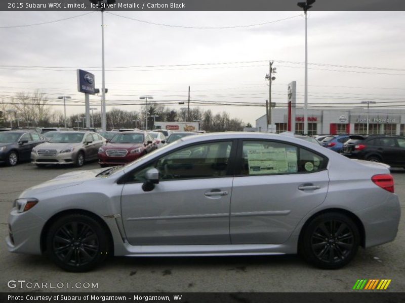 Ice Silver Metallic / Carbon Black 2015 Subaru WRX Limited