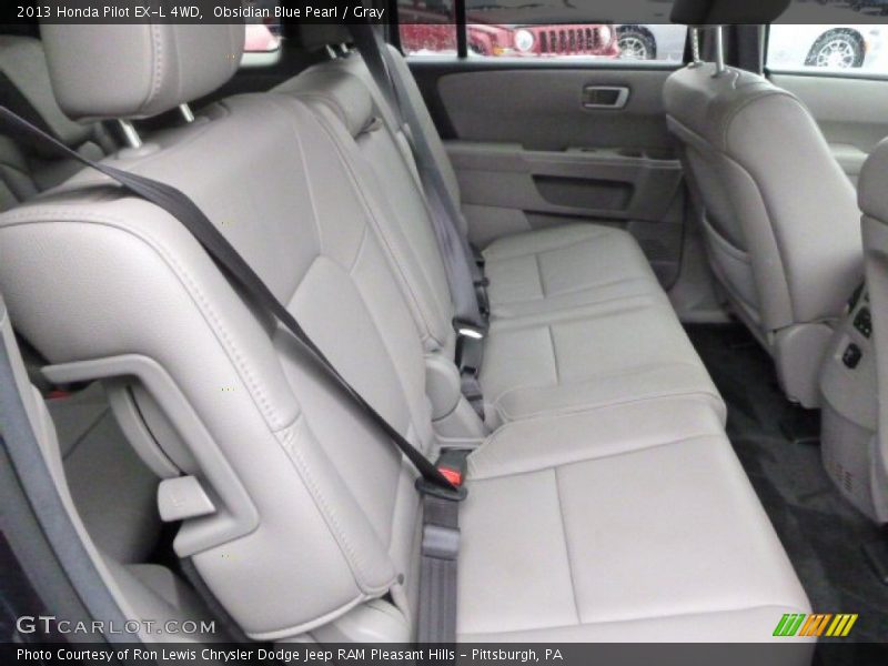 Obsidian Blue Pearl / Gray 2013 Honda Pilot EX-L 4WD