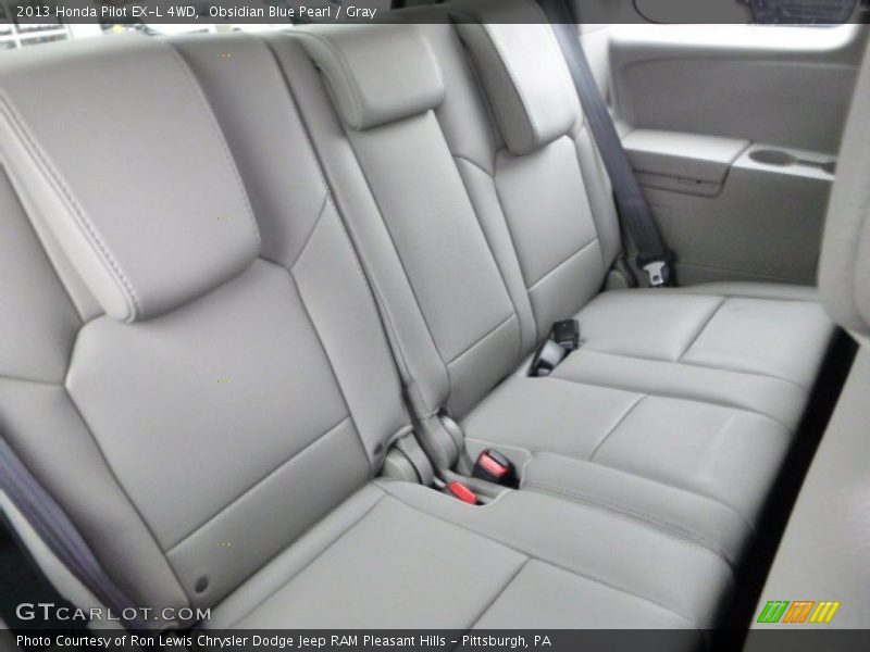 Obsidian Blue Pearl / Gray 2013 Honda Pilot EX-L 4WD