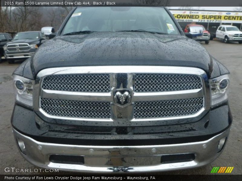 Black / Black 2015 Ram 1500 Laramie Limited Crew Cab 4x4