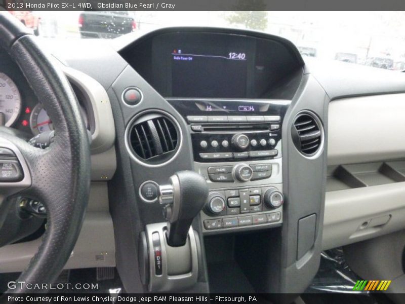 Obsidian Blue Pearl / Gray 2013 Honda Pilot EX-L 4WD