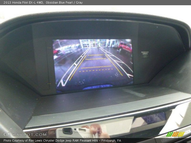 Obsidian Blue Pearl / Gray 2013 Honda Pilot EX-L 4WD