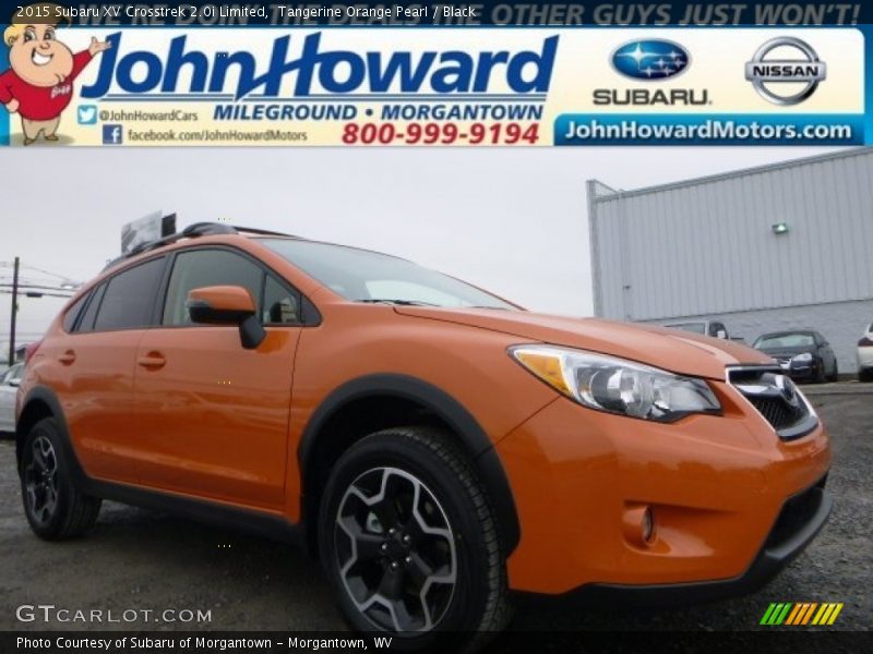 Tangerine Orange Pearl / Black 2015 Subaru XV Crosstrek 2.0i Limited