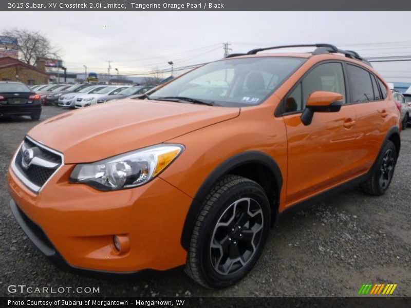 Tangerine Orange Pearl / Black 2015 Subaru XV Crosstrek 2.0i Limited
