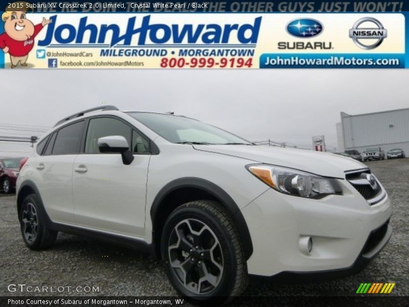 Crystal White Pearl / Black 2015 Subaru XV Crosstrek 2.0i Limited