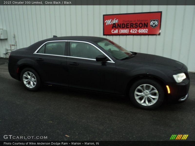Gloss Black / Black 2015 Chrysler 300 Limited