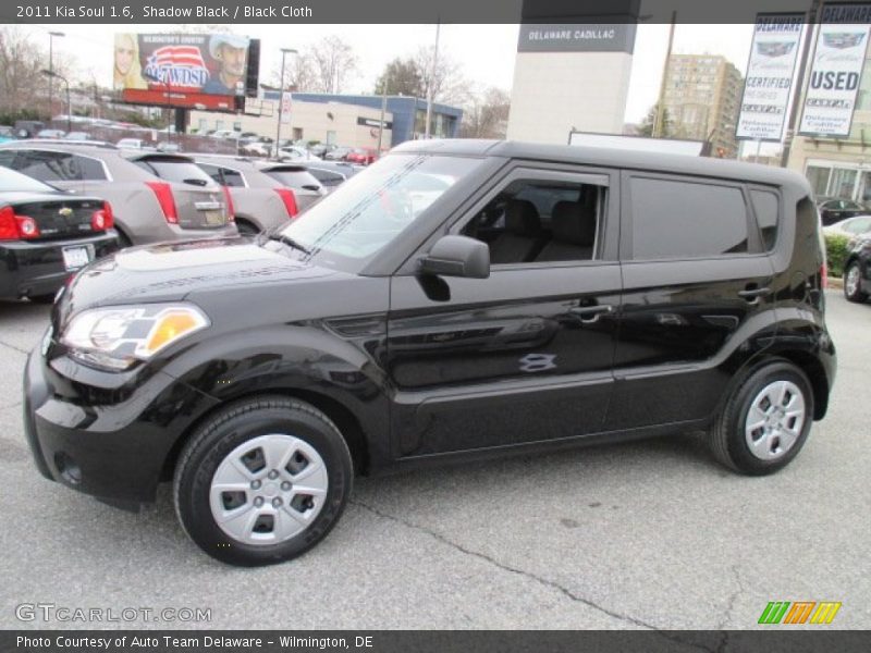 Shadow Black / Black Cloth 2011 Kia Soul 1.6