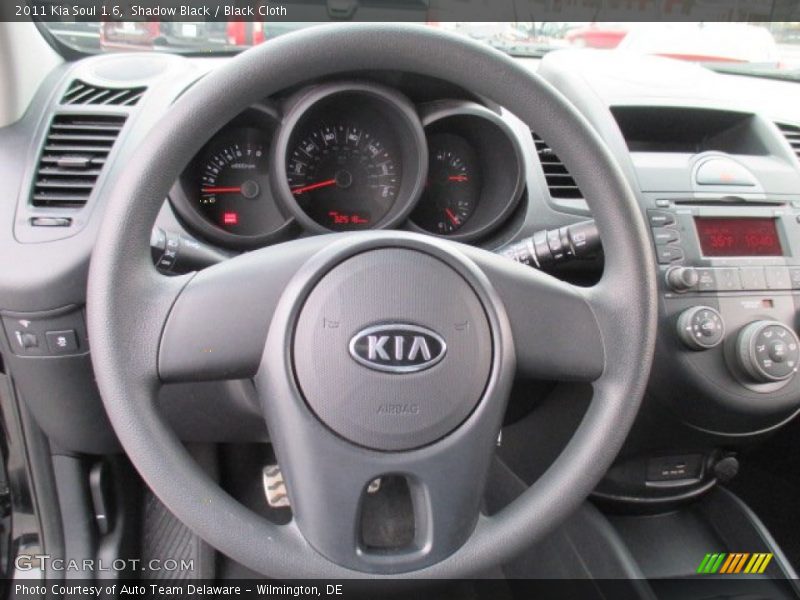 Shadow Black / Black Cloth 2011 Kia Soul 1.6