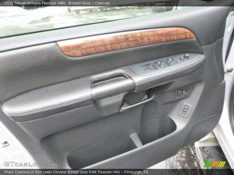 Brilliant Silver / Charcoal 2012 Nissan Armada Platinum 4WD