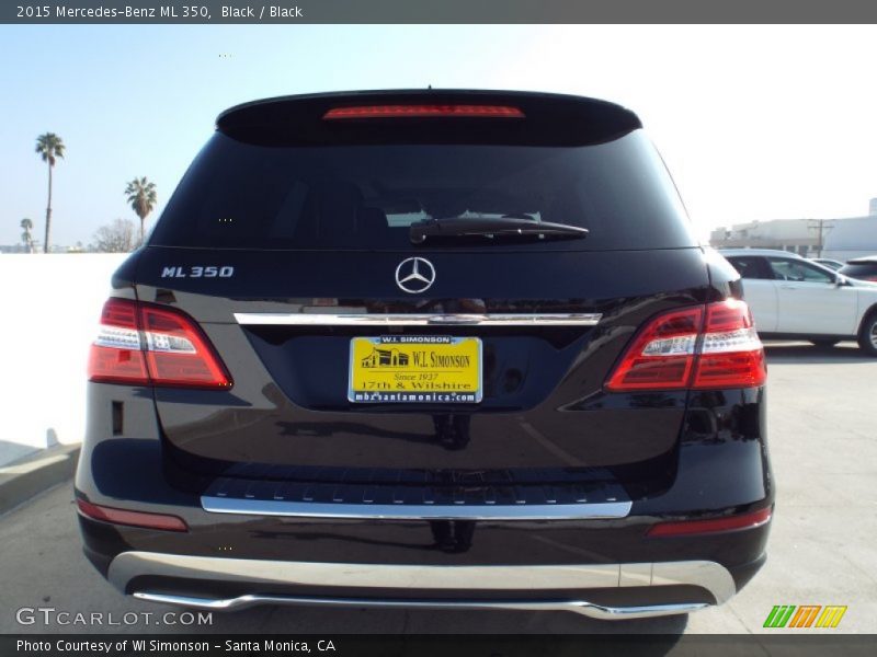 Black / Black 2015 Mercedes-Benz ML 350