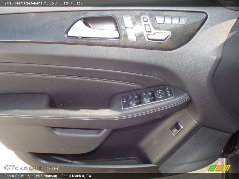 Black / Black 2015 Mercedes-Benz ML 350