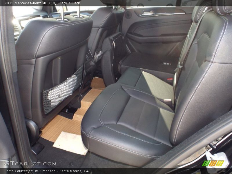 Black / Black 2015 Mercedes-Benz ML 350