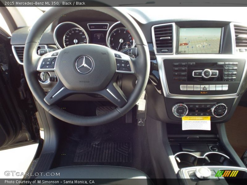 Black / Black 2015 Mercedes-Benz ML 350