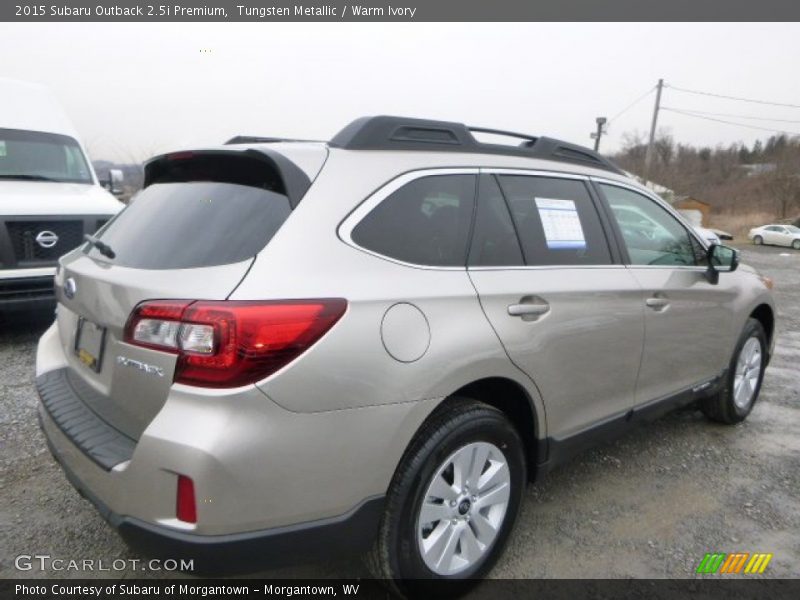 Tungsten Metallic / Warm Ivory 2015 Subaru Outback 2.5i Premium