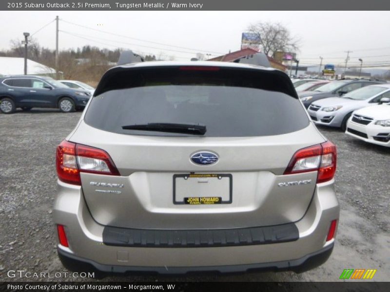 Tungsten Metallic / Warm Ivory 2015 Subaru Outback 2.5i Premium