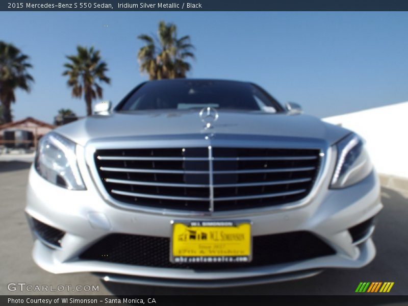 Iridium Silver Metallic / Black 2015 Mercedes-Benz S 550 Sedan