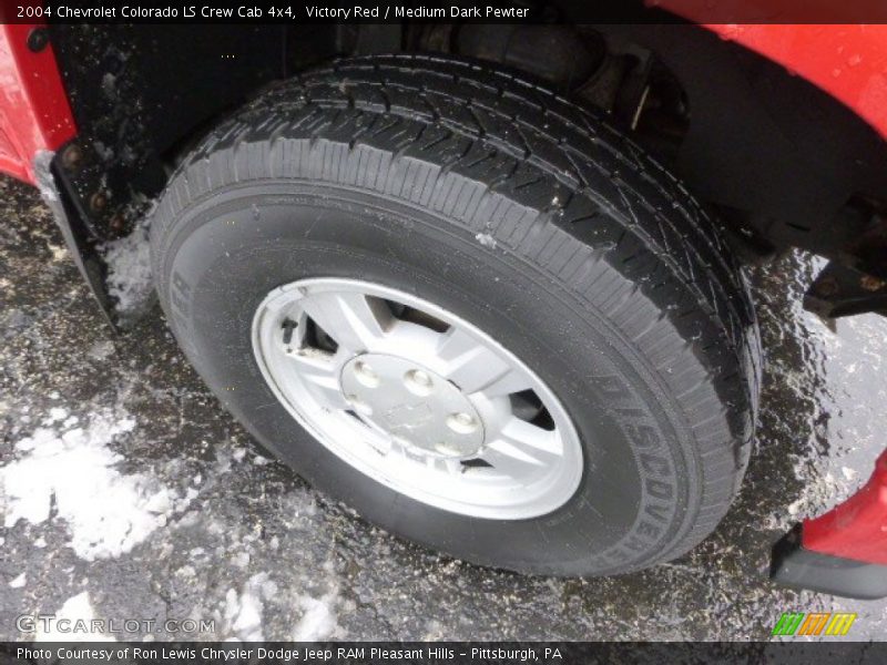 Victory Red / Medium Dark Pewter 2004 Chevrolet Colorado LS Crew Cab 4x4