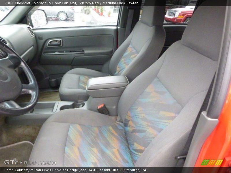 Victory Red / Medium Dark Pewter 2004 Chevrolet Colorado LS Crew Cab 4x4