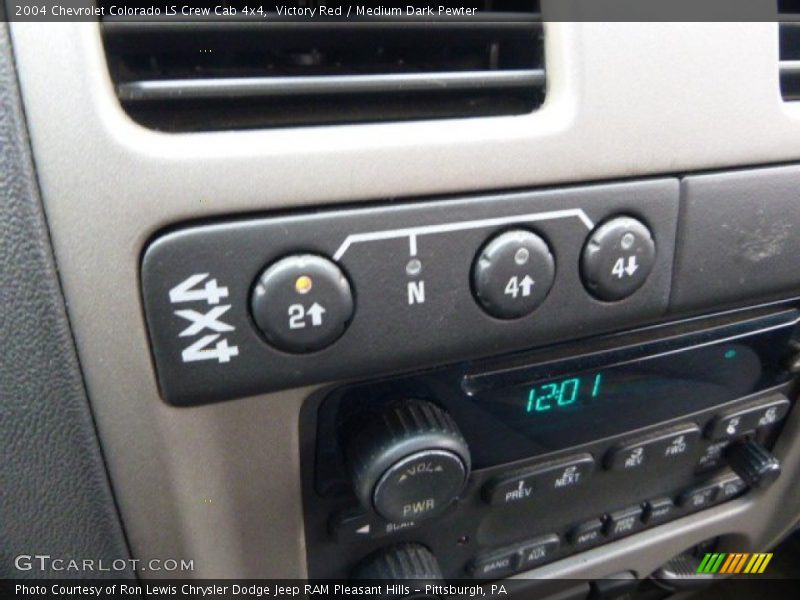 Victory Red / Medium Dark Pewter 2004 Chevrolet Colorado LS Crew Cab 4x4