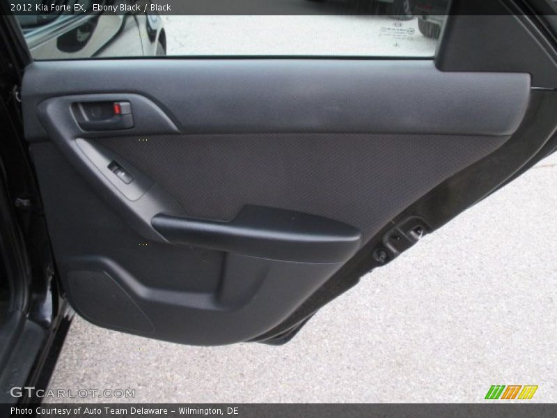 Ebony Black / Black 2012 Kia Forte EX