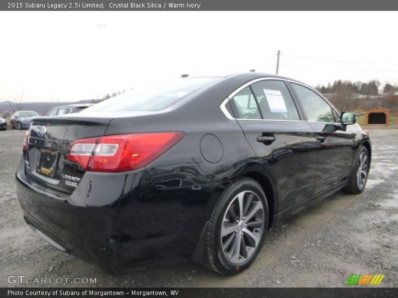 Crystal Black Silica / Warm Ivory 2015 Subaru Legacy 2.5i Limited