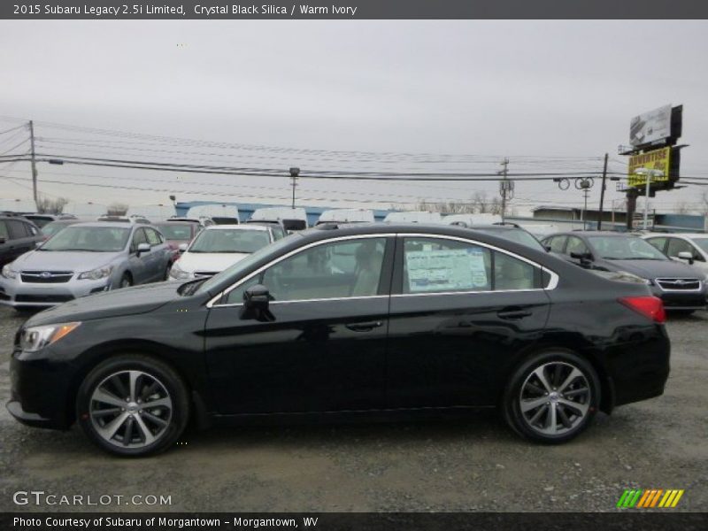 Crystal Black Silica / Warm Ivory 2015 Subaru Legacy 2.5i Limited