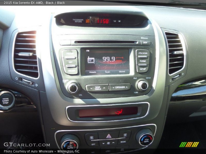 Black / Black 2015 Kia Sorento EX AWD