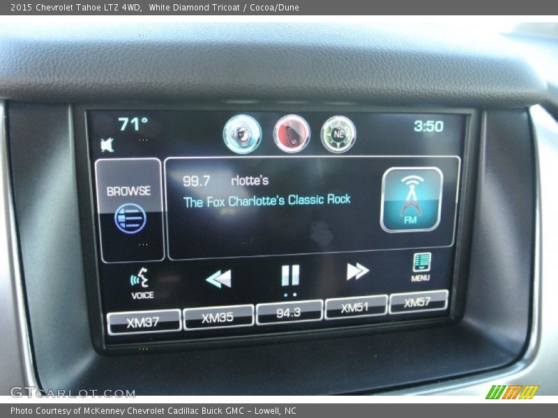 White Diamond Tricoat / Cocoa/Dune 2015 Chevrolet Tahoe LTZ 4WD