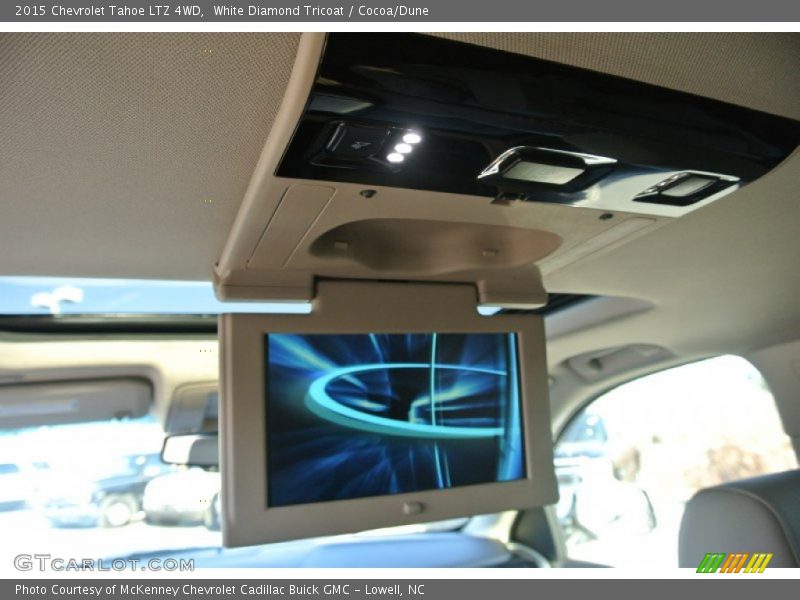 White Diamond Tricoat / Cocoa/Dune 2015 Chevrolet Tahoe LTZ 4WD